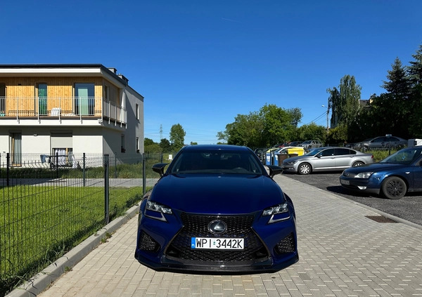 Lexus GS cena 349000 przebieg: 69000, rok produkcji 2016 z Biała małe 106